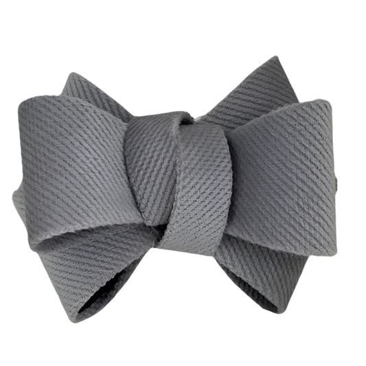 GREY bow ring - Set of 6