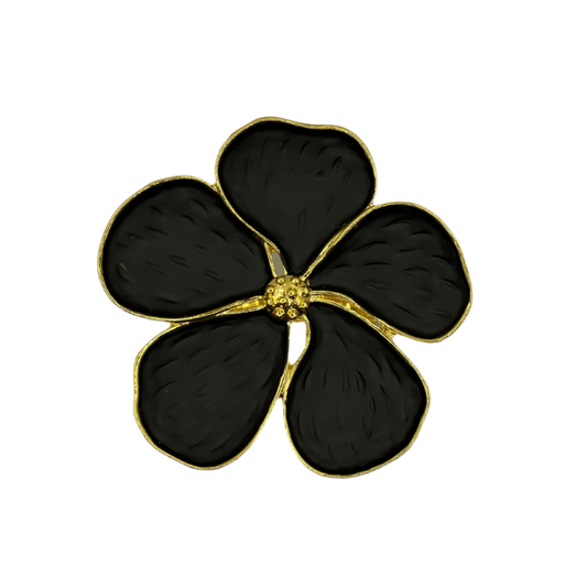 Black Flower - Set of 6