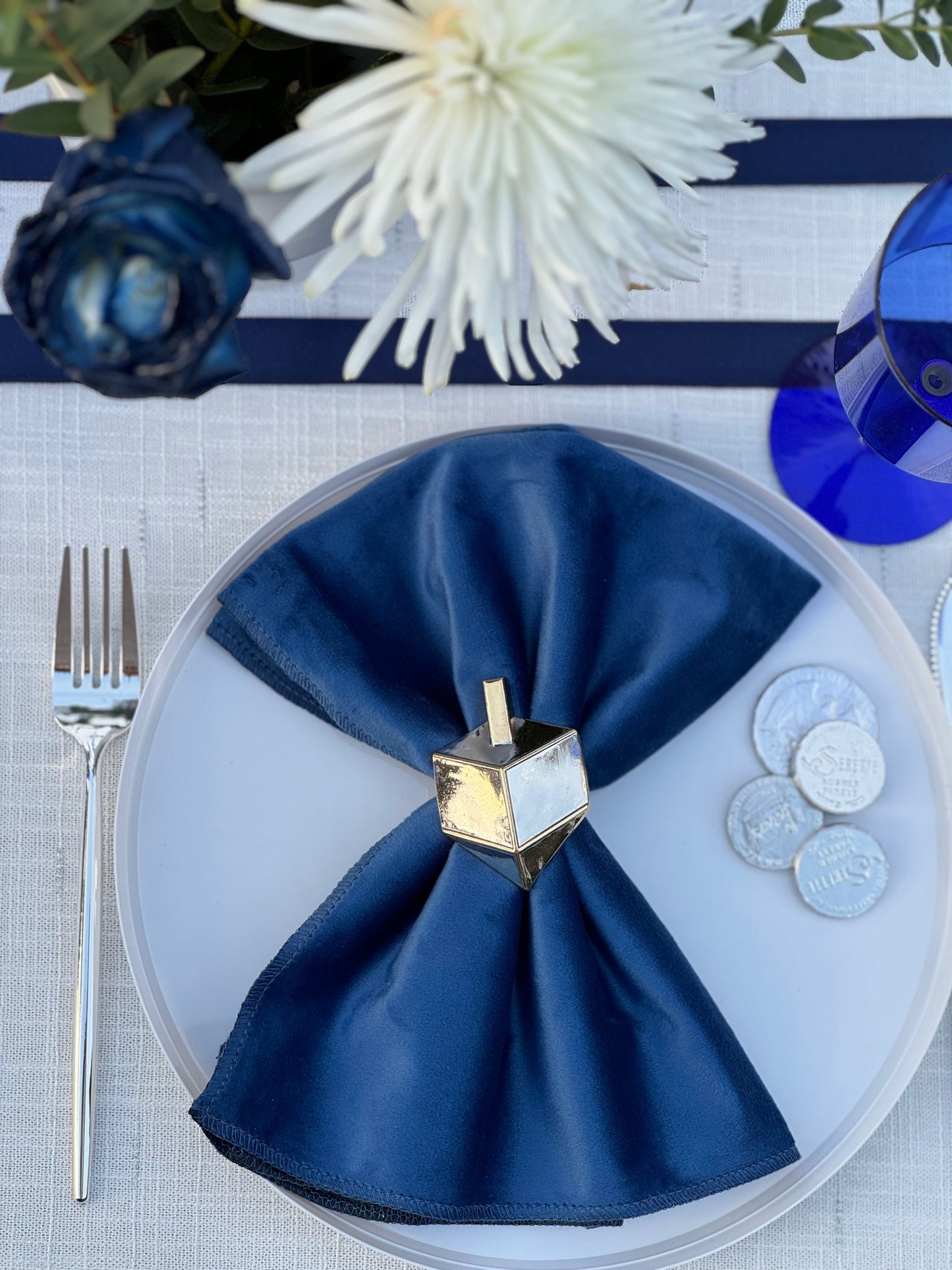 Dreidel Napkin Ring - Pack of 6