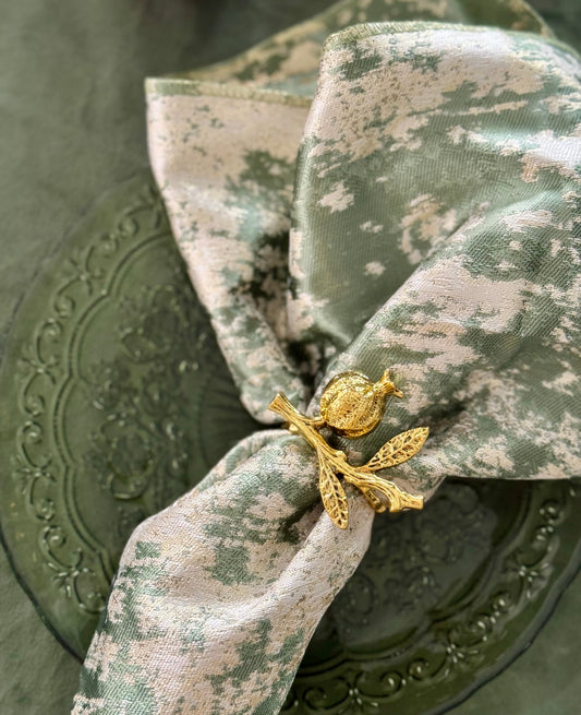 NEW! Green Crystal Napkin (Pack of 6)